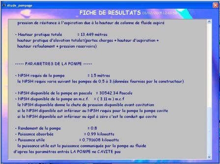 pump calculation